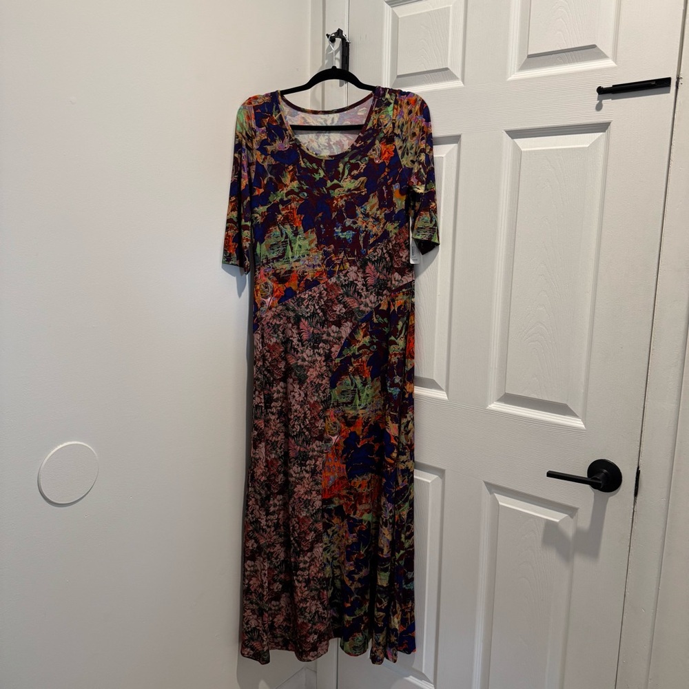 Soft Surroundings Tropical Floral Maxi Sundress